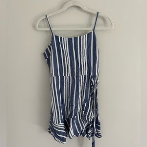 Striped blue and white mini dress! Size small